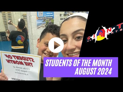 Students of the Month August 2024