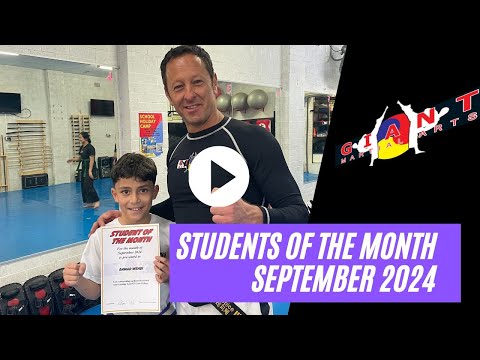 Students of the Month September 2024